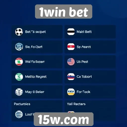 Métodos de pagamento aceitos pelo 1win bet